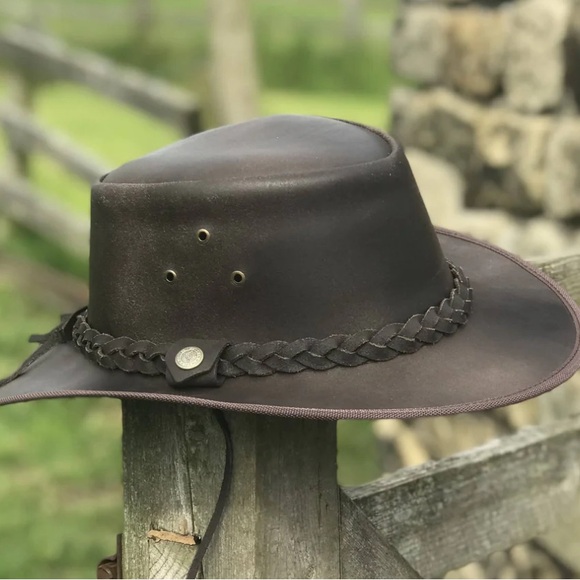 Toms Rustic Brown Leather Hat - Picture 4 of 7